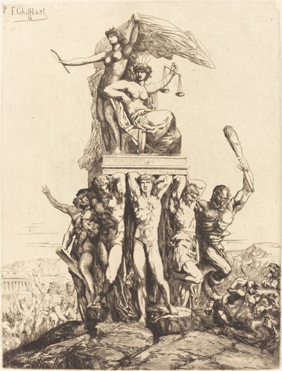 Le Triomphe de la Justice et de la Vérité - Francois Nicolas Chifflart