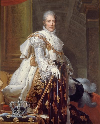 Portrait de Charles X en costume sacré, c.1825 - Francois Pascal Simon (studio of) Gerard