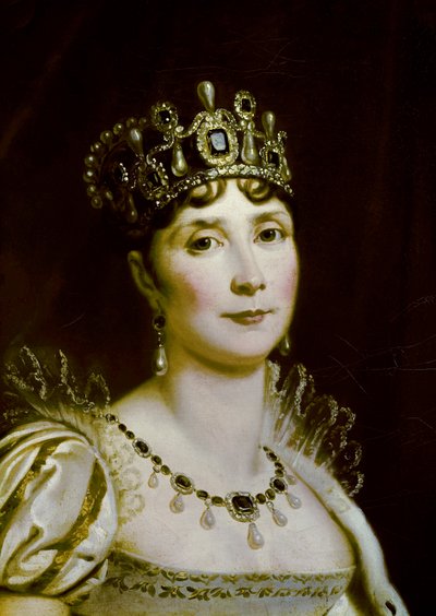 Portrait de Joséphine de Beauharnais (1763-1814) impératrice des Français en costume impérial (détail) - Baron François Pascal Simon Gérard