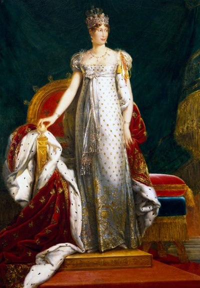 Portrait de Marie Louise, Impératrice de France, par Baron François Gérard, peinture - Baron François Pascal Simon Gérard