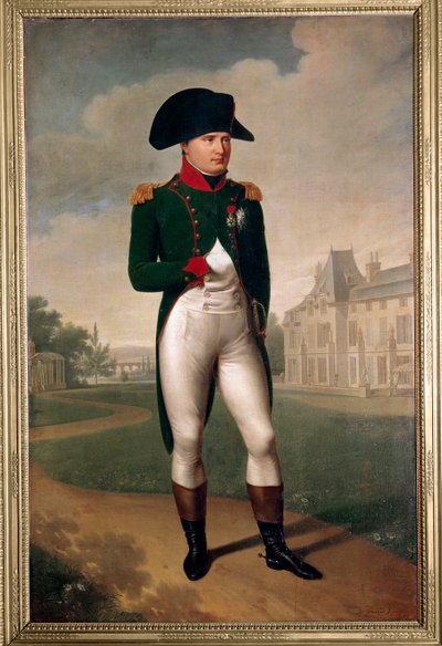 Portrait de Napoléon Bonaparte (1769-1821) devant le château de Malmaison - Baron François Pascal Simon Gérard