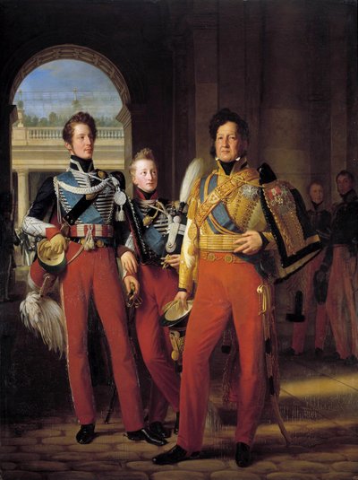 Portraits en pied de Louis-Philippe Ier, duc d