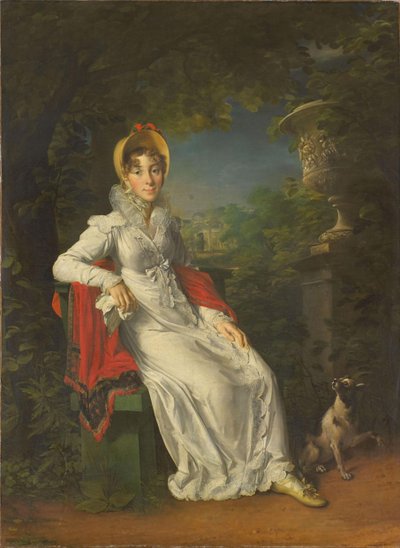 Caroline Bonaparte 1782-1839, reine de Naples et de Sicile, au Bois de Boulogne, 1820-1830 - Francois Pascal Simon Gerard