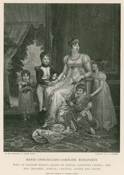 Marie-Annunciade-Caroline Bonaparte - Francois Pascal Simon Gerard
