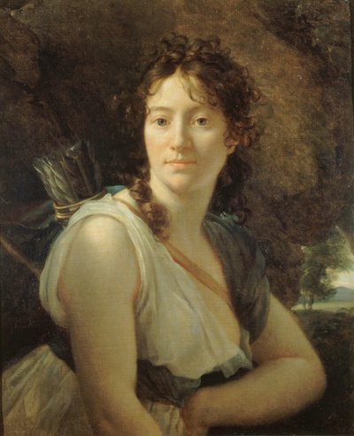 Portrait de Catherine Josephine Duchesnois 1777-1835, début du 19e siècle - Francois Pascal Simon Gerard
