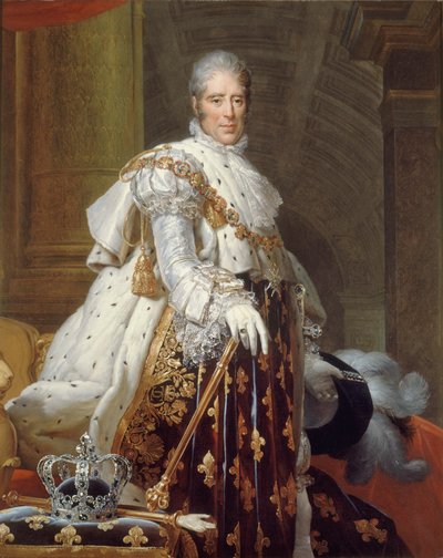 Portrait du roi Charles X de France 1757-1836, 1825 - Francois Pascal Simon Gerard
