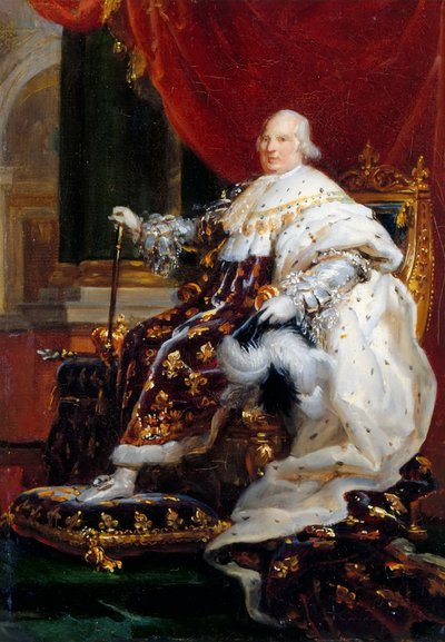 Portrait de Louis XVIII 1755-1824 - Francois Pascal Simon Gerard