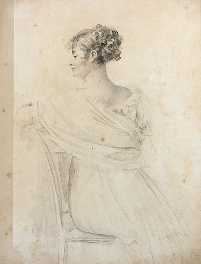 Portrait de Madame Récamier 1777-1849 - Francois Pascal Simon Gerard