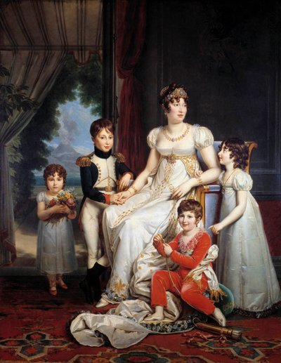 Portrait de Marie-Annonciade dite Caroline Bonaparte - Francois Pascal Simon Gerard