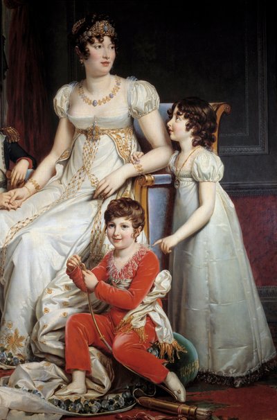 Portrait de Marie-Annonciade dite Caroline Bonaparte - Francois Pascal Simon Gerard