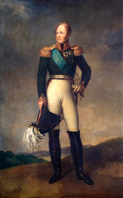 Portrait du tsar Alexandre Ier de Russie, 1817 - Francois Pascal Simon Gerard