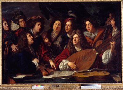 Réunion de musiciens - Francois Puget