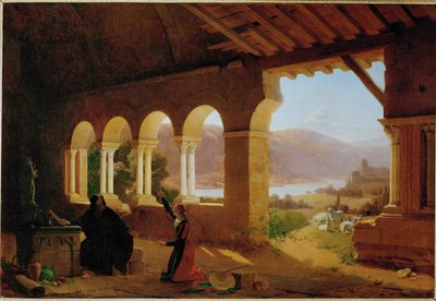 The hermitage of Vaucouleurs - Francois Richard (1777 1852) Fleury