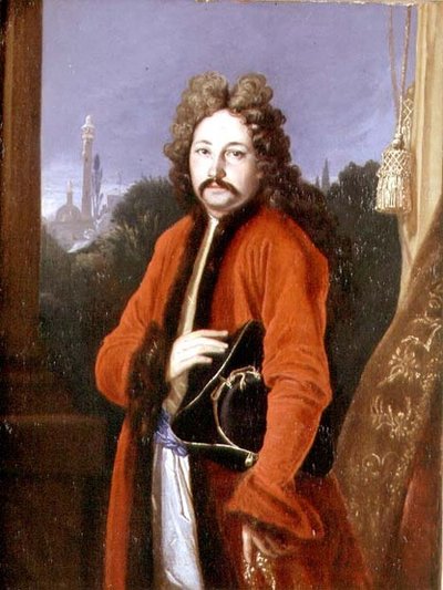 Portrait de Sir John Chardin (1643-1712) 1699 - Francois Riviere