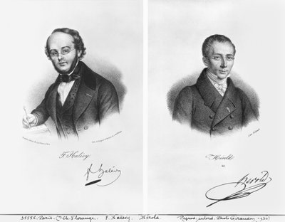 Jacques Fromental Halévy (1799-1862) et Ferdinand Hérold (1791-1833) - Francois Seraphin Delpech