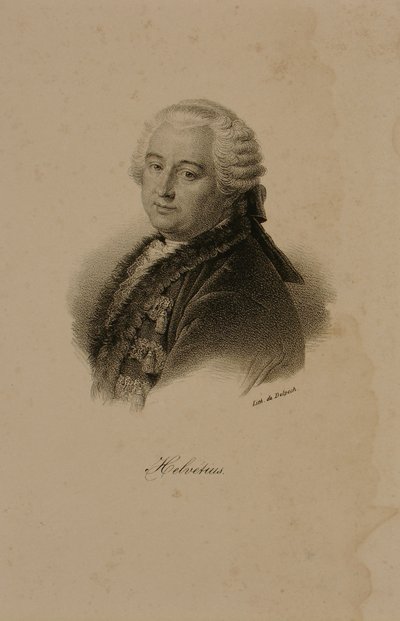 Portrait de Claude Adrien Helvétius (1715-71) - Francois Seraphin Delpech
