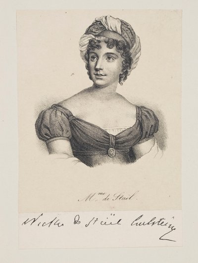Portrait de Madame de Staël - Francois Seraphin Delpech