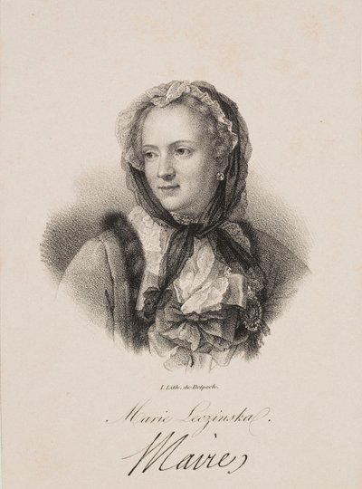 Portrait de Marie Leszczyńska - Francois Seraphin Delpech