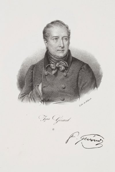 Portrait du peintre François Gérard - Francois Seraphin Delpech