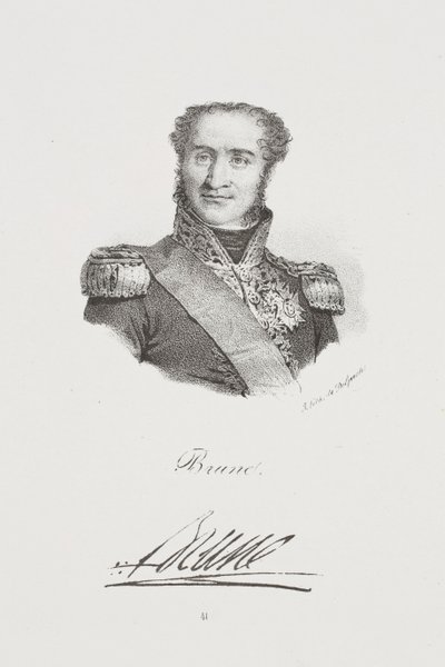 Portrait du maréchal Guillaume Brune - Francois Seraphin Delpech