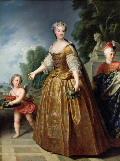 Portrait de Marie Leczinska (1703-68) après 1725 - Francois Stiemart