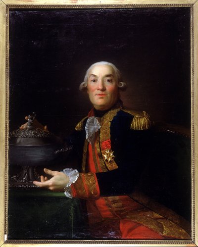Portrait de Georges Peville le Pelley. Corsaire, officier de marine, amiral, ministre de la marine. - Francois Valentin Gazard