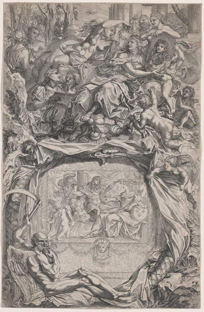 La France Couronnée par la Victoire par Louis XIV - Francois Verdier