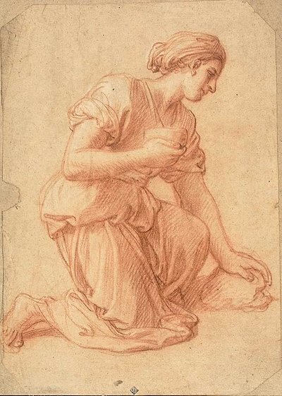 Femme agenouillée - Francois Verdier