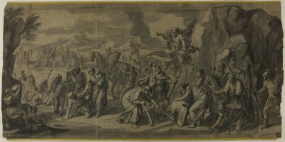 Moïse frappant le rocher - Francois Verdier