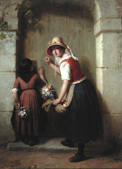 Les Vendeurs de Fleurs - Francois Verheyden