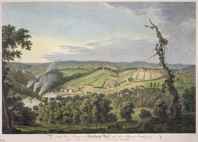 Perspective sud-ouest de Coalbrookdale - Francois Vivares