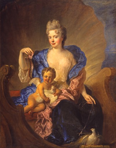 La comtesse von Cosel et son fils en Vénus et Cupidon, vers 1712-1715 - Francois de Troy