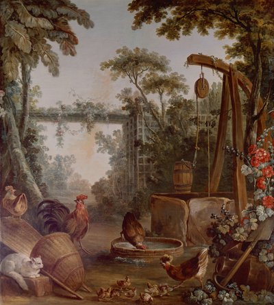 La cour de ferme - François Boucher