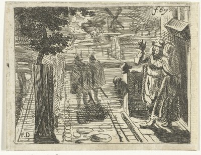 Femme embrassant un homme devant une maison au bord d