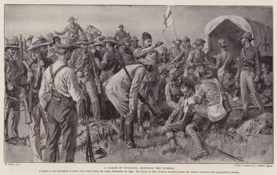 Un rayon de soleil entre les tempêtes (lithographie) - Frank (after) Dadd
