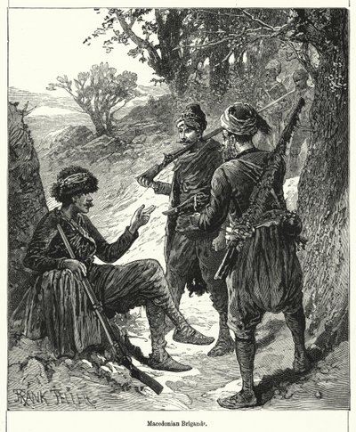 Brigands macédoniens (gravure) - Frank (after) Feller