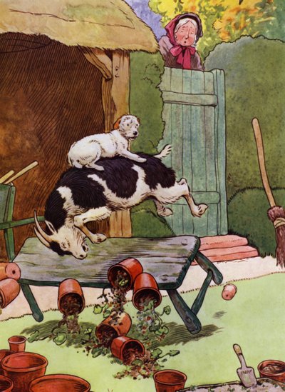 Illustration pour Old Mother Hubbard - Frank Adams