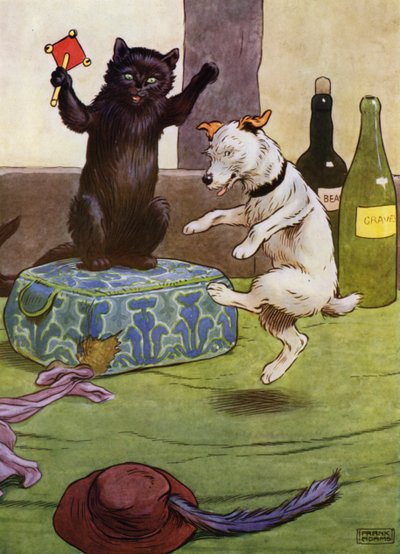 Illustration pour Old Mother Hubbard - Frank Adams