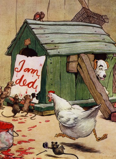 Illustration pour Old Mother Hubbard - Frank Adams