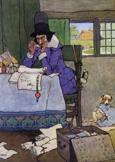 Illustration pour Les Enfants dans la Forêt - Frank Adams