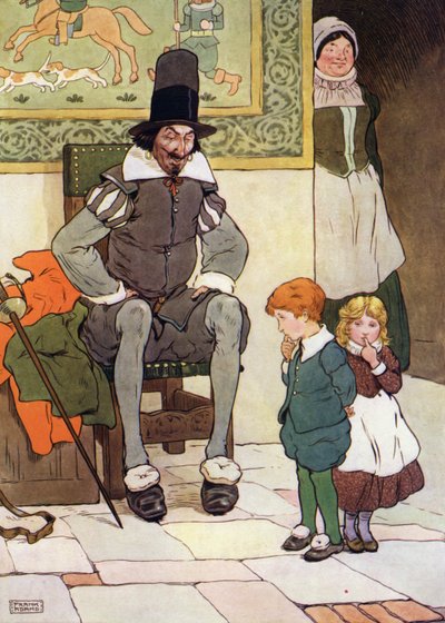 Illustration pour Les Enfants dans la Forêt - Frank Adams
