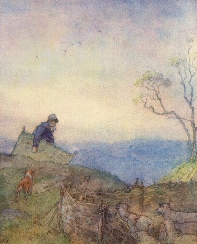 Illustration pour The Scholar-Gipsy de Matthew Arnold - Frank Adams
