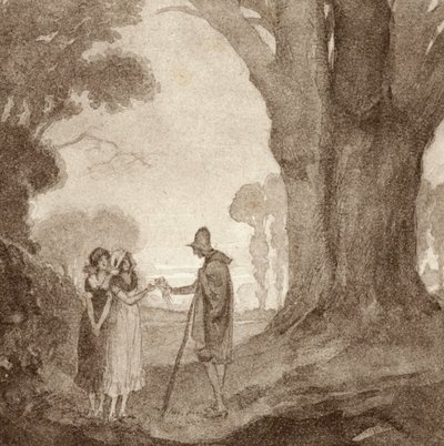 Illustration pour The Scholar-Gipsy de Matthew Arnold - Frank Adams