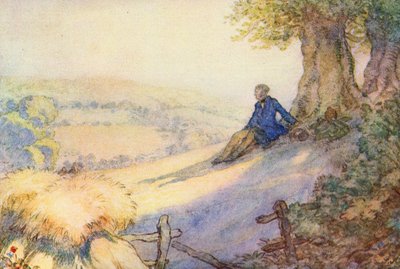 Illustration pour The Scholar-Gipsy de Matthew Arnold - Frank Adams