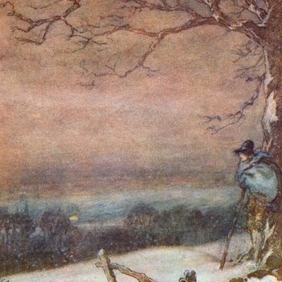 Illustration pour The Scholar-Gipsy de Matthew Arnold - Frank Adams