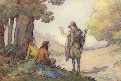 Illustration pour The Scholar-Gipsy de Matthew Arnold - Frank Adams