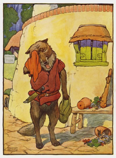 Illustration des Trois Petits Cochons - Frank Adams