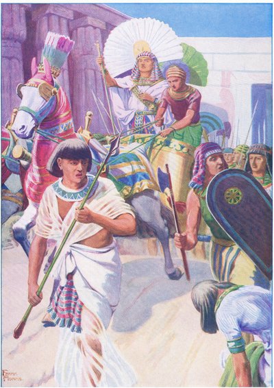 Joseph le gouverneur, de The Bible Picture Book publié par Thomas Nelson, vers 1950 - Frank Adams