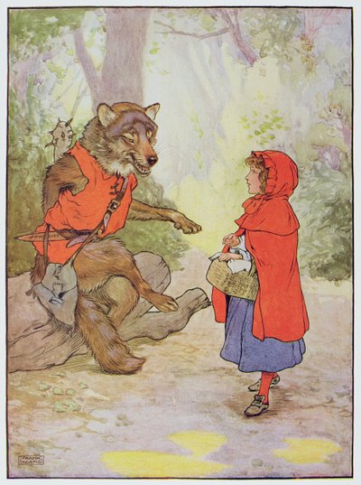 Le Petit Chaperon Rouge et le Loup, illustration de 