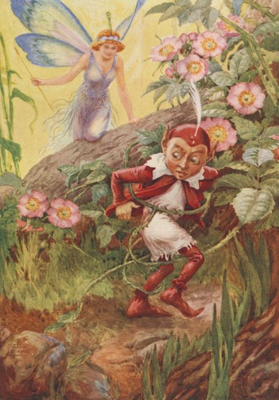 Nymphidia et Puck, de Nymphidia par Michael Drayton - Frank Adams